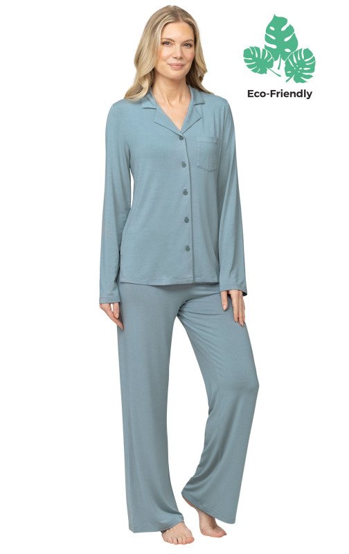 Brand: Barefoot Dreams Barefoot Dreams Women's Luxe Milk Jersey Piped Pajama Set