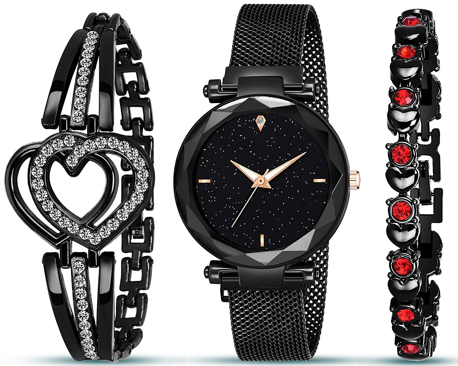 Harley Newyork Analogue Black Dial Belt Strap Watch for Men and Boy