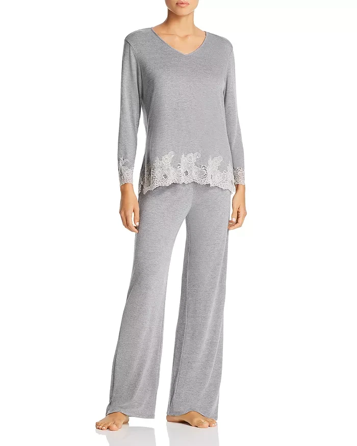 Natori Luxe Shangri-La Long Sleeve PJ Set