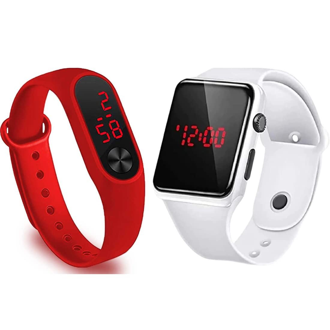 HK Gauri Singari SmartWatch With Call Function And WhatsApp And Facebook Messages Display Smartwatch  (White Strap, Free)