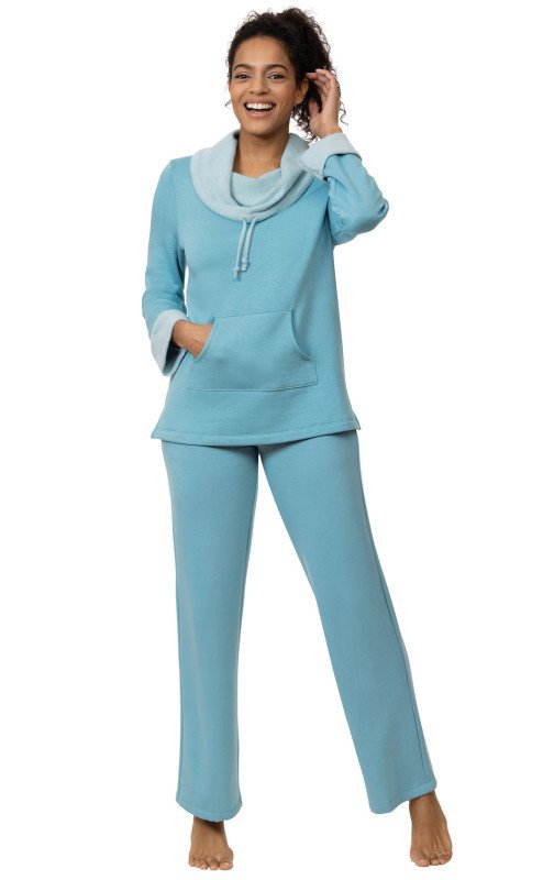 PajamaGram Soft Fleece Pajamas Women - Womens Pajama Sets