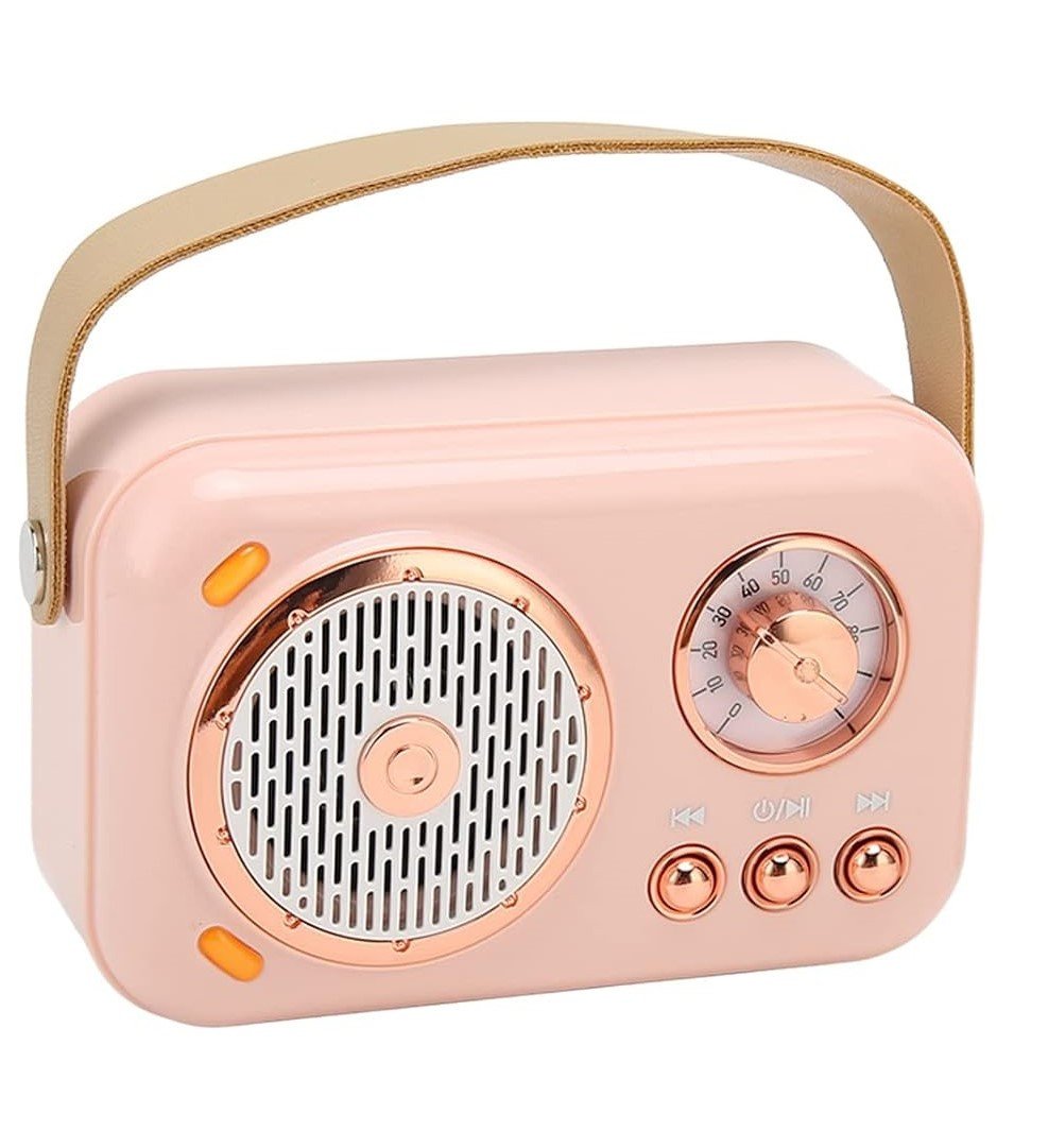 SpringFlora Mini Karaoke Machine, Portable Bluetooth Karaoke Speaker for Kids and Adults , Small Karaoke System, Gifts for Boys Girls Christmas Birthday Party Gathering Pink