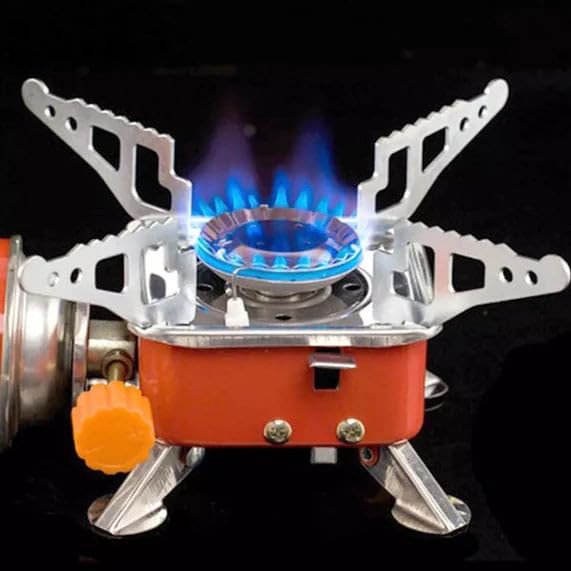 General Portable Gas Stove And Picnic Butane Gas Burner For Outdoor Camping Stainless Steel Manual Gas Stove  (1 Burners)