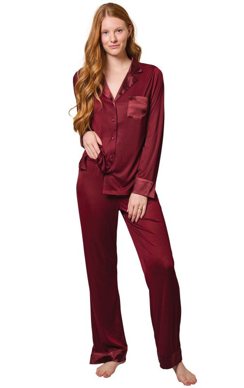 Brand: Bella Babe by SK Bella Babe by SK Women Luxury Satin Loungewear Set