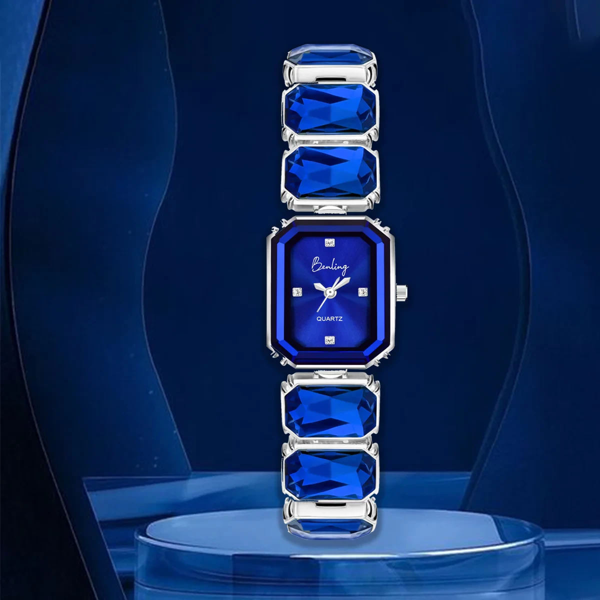 Tia"s Octagon cut Bracelet Watch for Women
