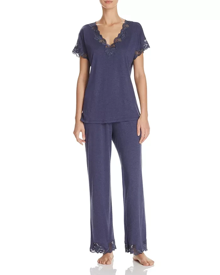 Natori Women's Zen Floral Short Sleeve Pajama Set